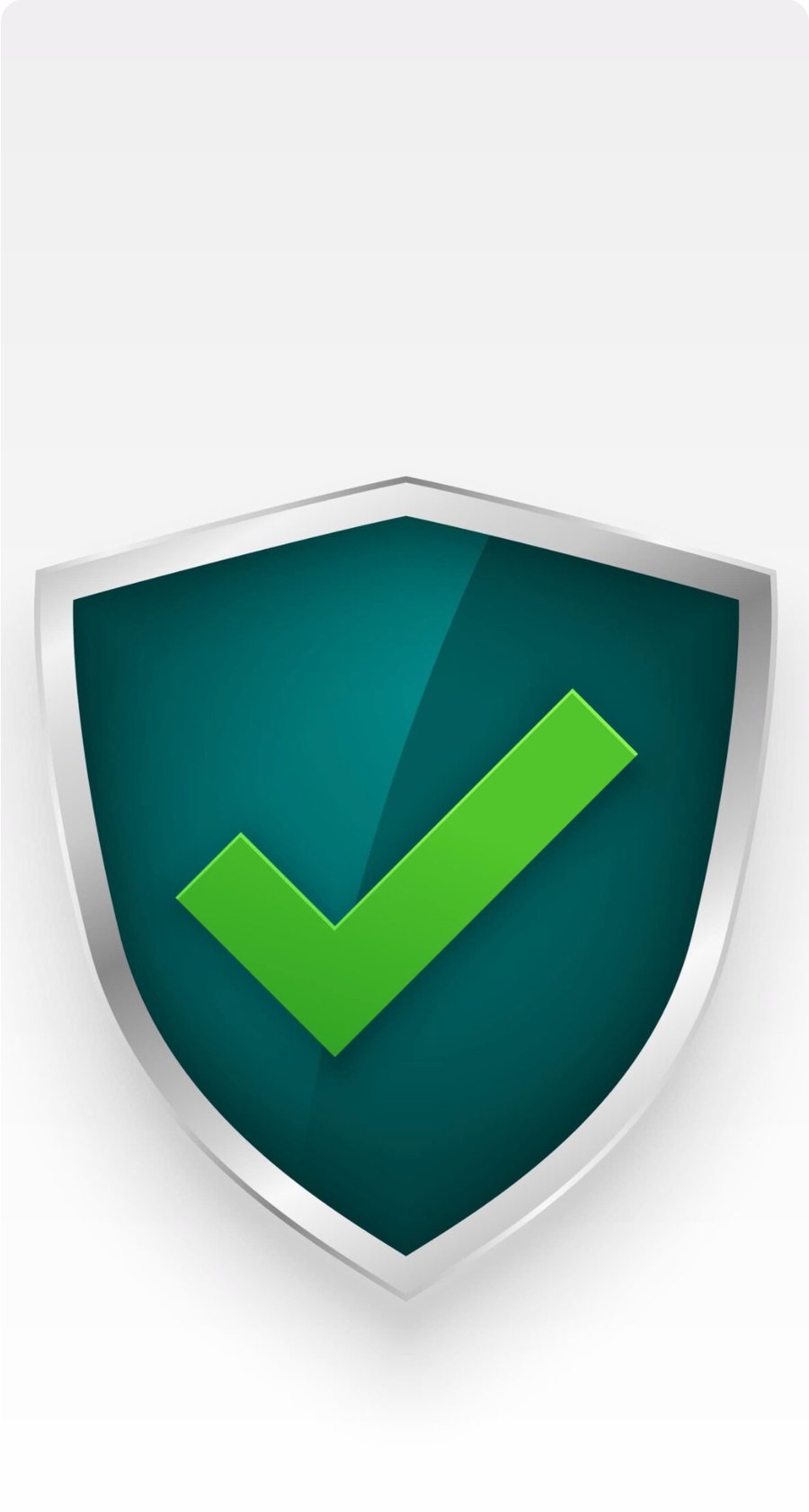 Shield with a green checkmark